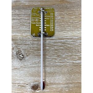 Vintage 1950 Meat Poultry Cooking Thermometer T.C.A SPRINGFIELD‎ OHIO U.S.A.